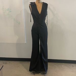 Asymmetrical Tuxedo Jumpsuit